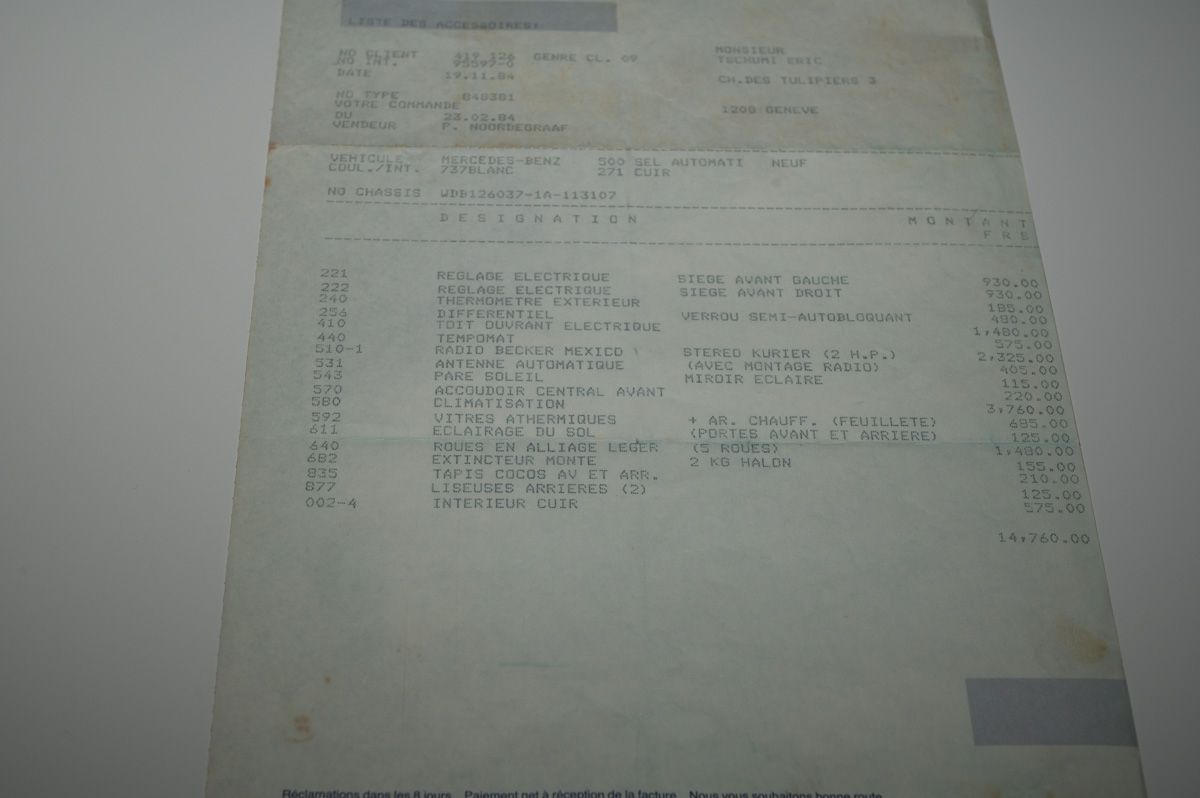 Mercedes-Benz S-Klasse (1984) — foto 41